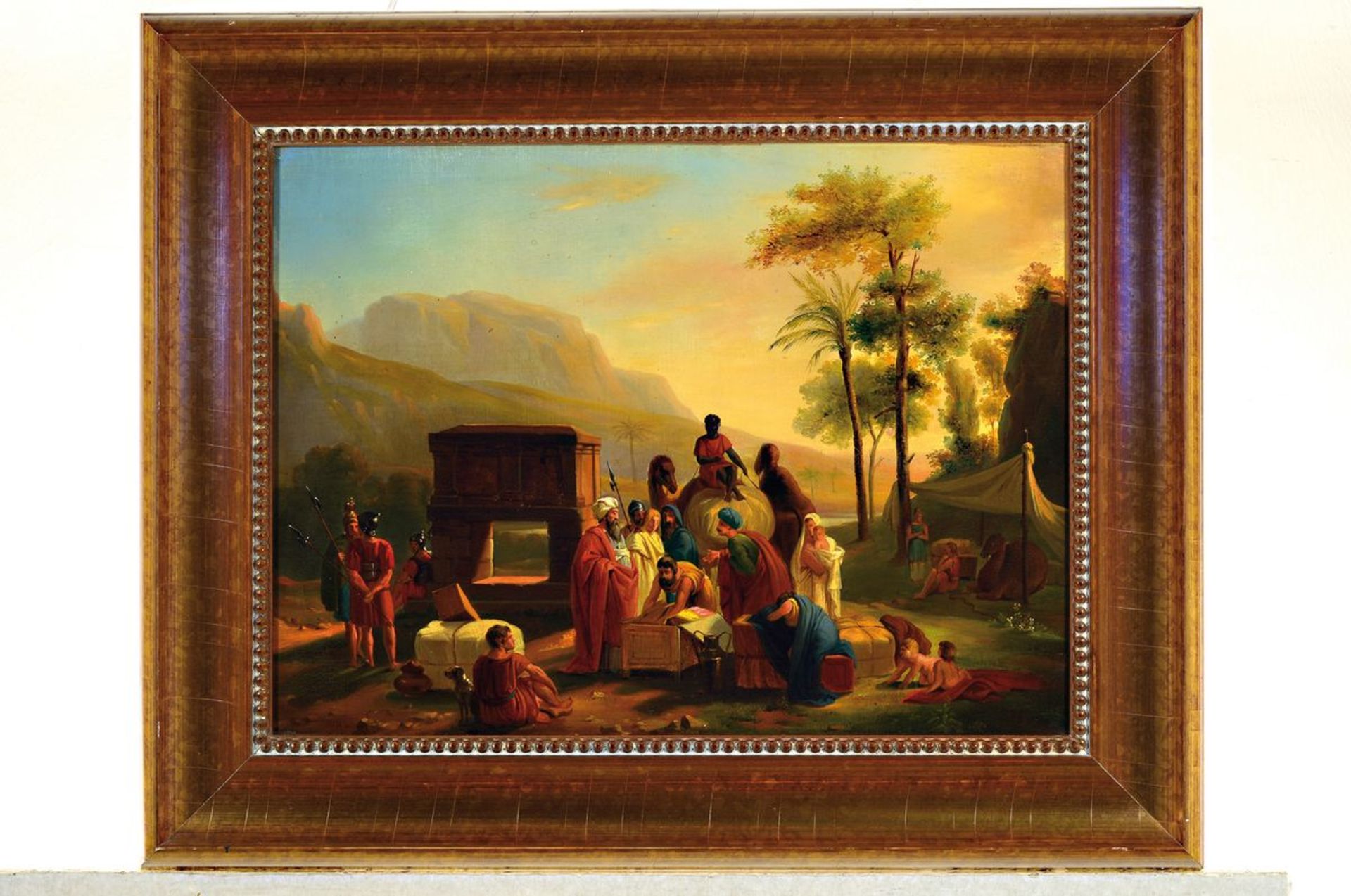 Unbekannter Künstler um 1830-40, vielfigurige - Image 2 of 2