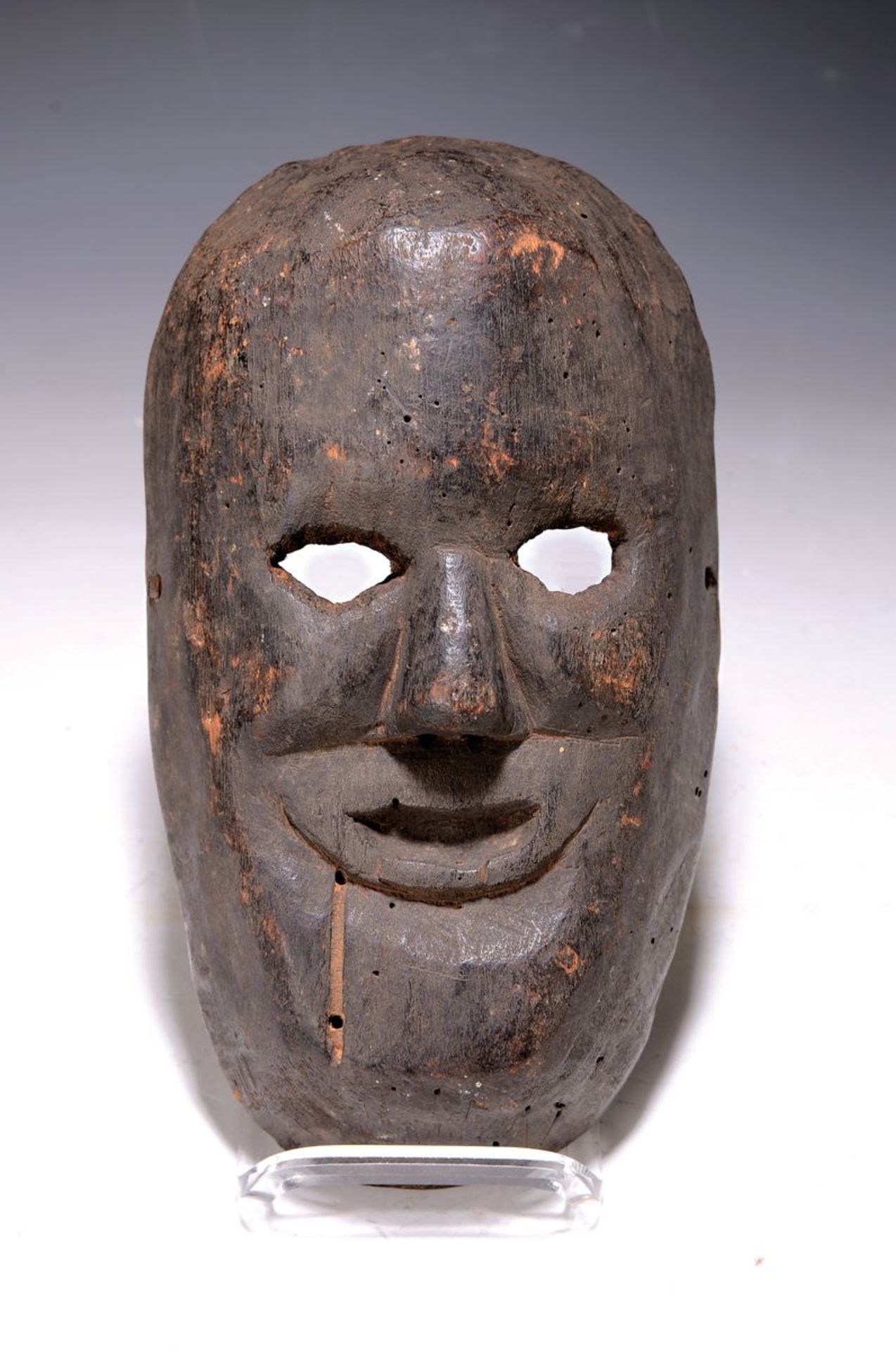 Gesichtsmaske, Himalaya-Region, Mitt 20.Jh., Holz