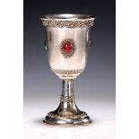 Pokal, Zadok Israel, 925er Sterling Silber,  mit