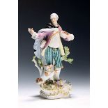 Große Porzellanfigur, Meissen, 2. Hälfte 20. Jh.,  Schäfer