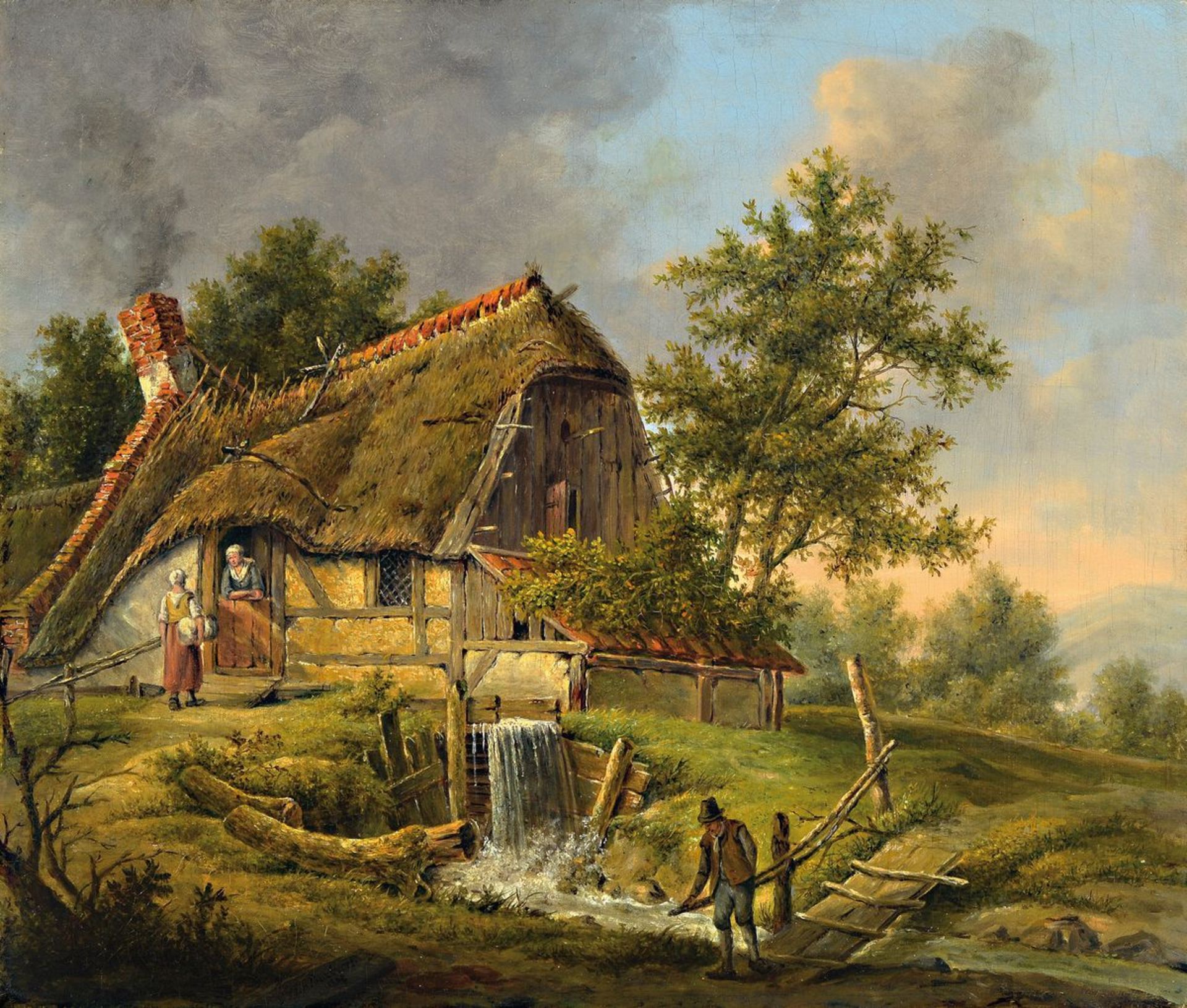 J.F. Barbiers, niederländischer Maler, datiert 1848,