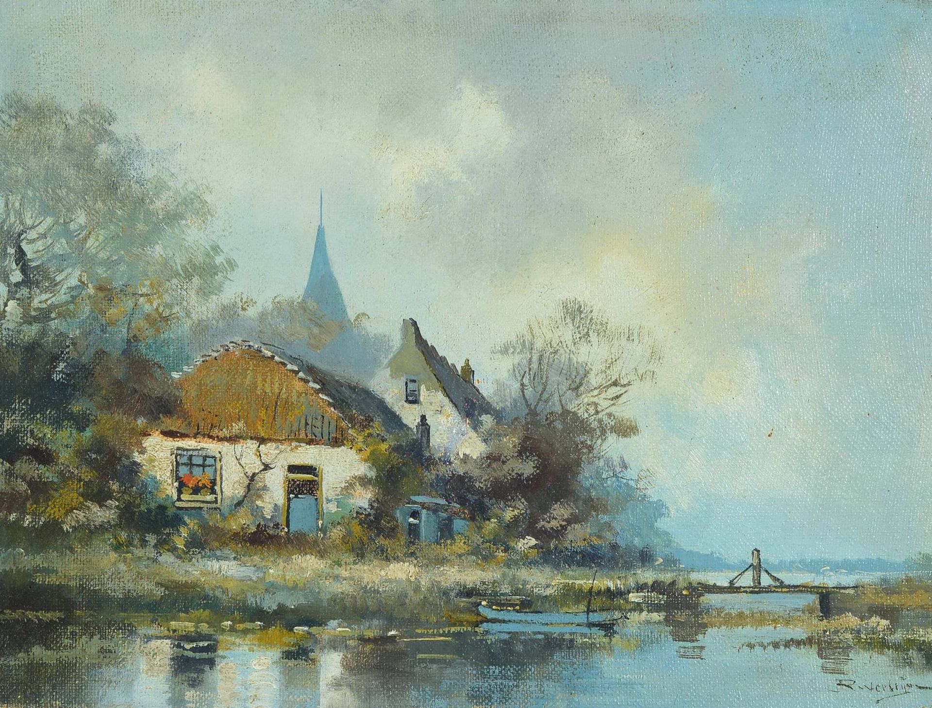 Robert Verheijen, 1877 Amsterdam-1960,  Gehöft an - Bild 8 aus 8