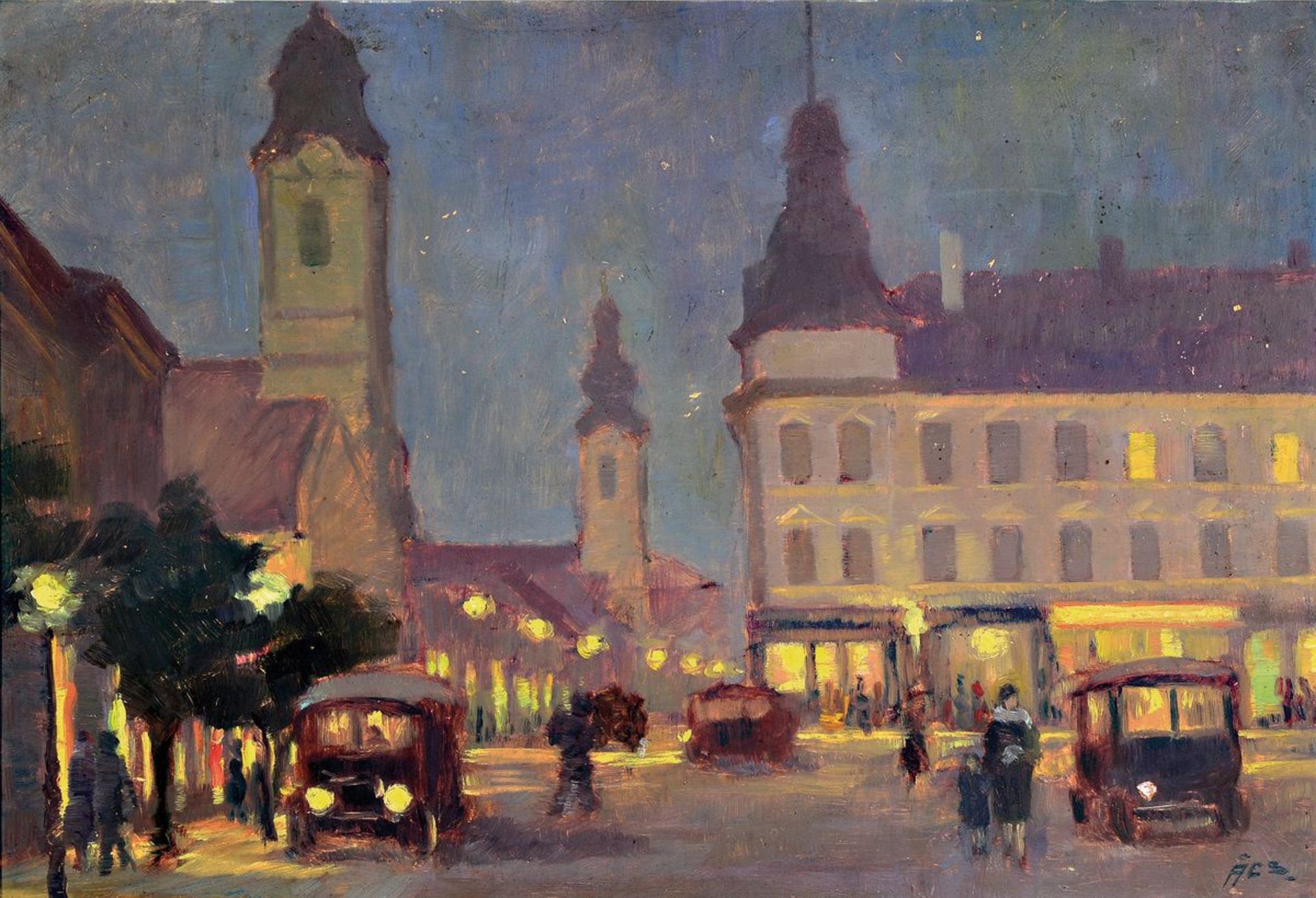 Francois Acs, 1876-1949, ungarischer Künstler ,