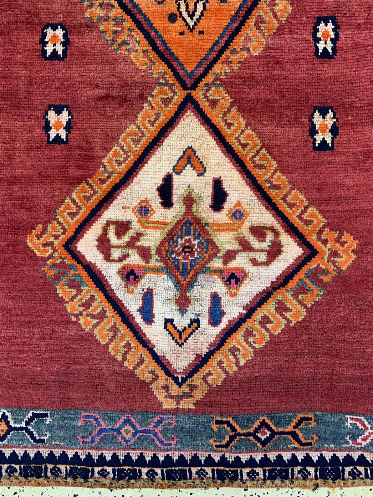 Louri Gabbeh, Persien, datiert 1371(1950), Wolle auf - Image 2 of 6