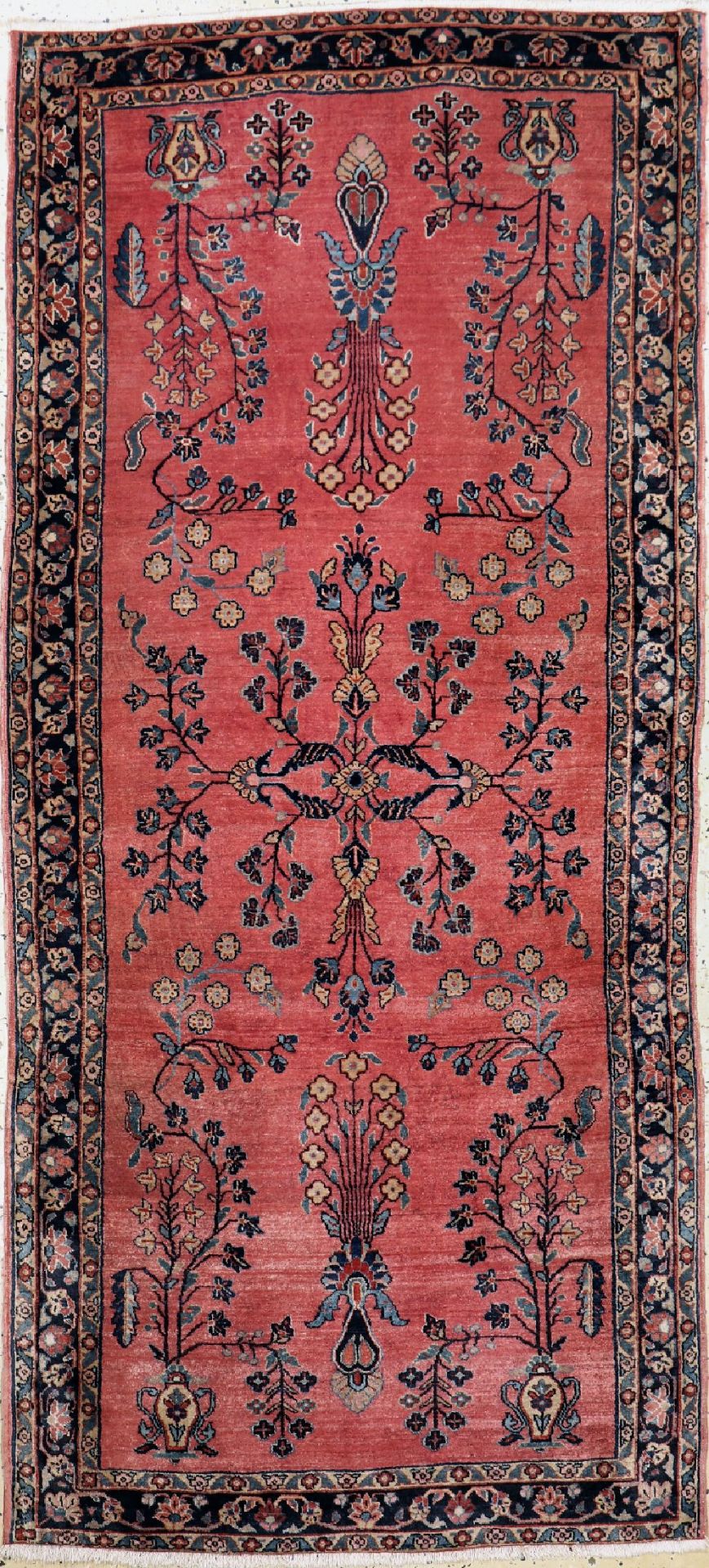 Antiker Sarogh Mohajeran, Persien, um 1910/1920, Wolle