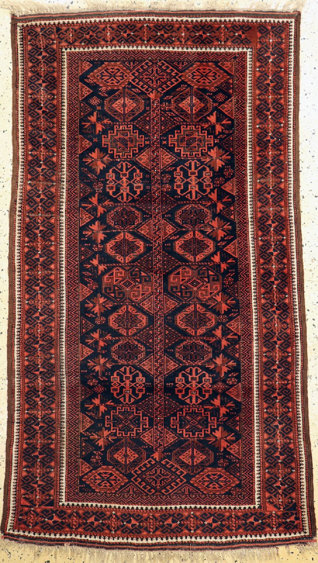 Antiker Belutsch, Persien, um 1900, Wolle auf Wolle, ca.