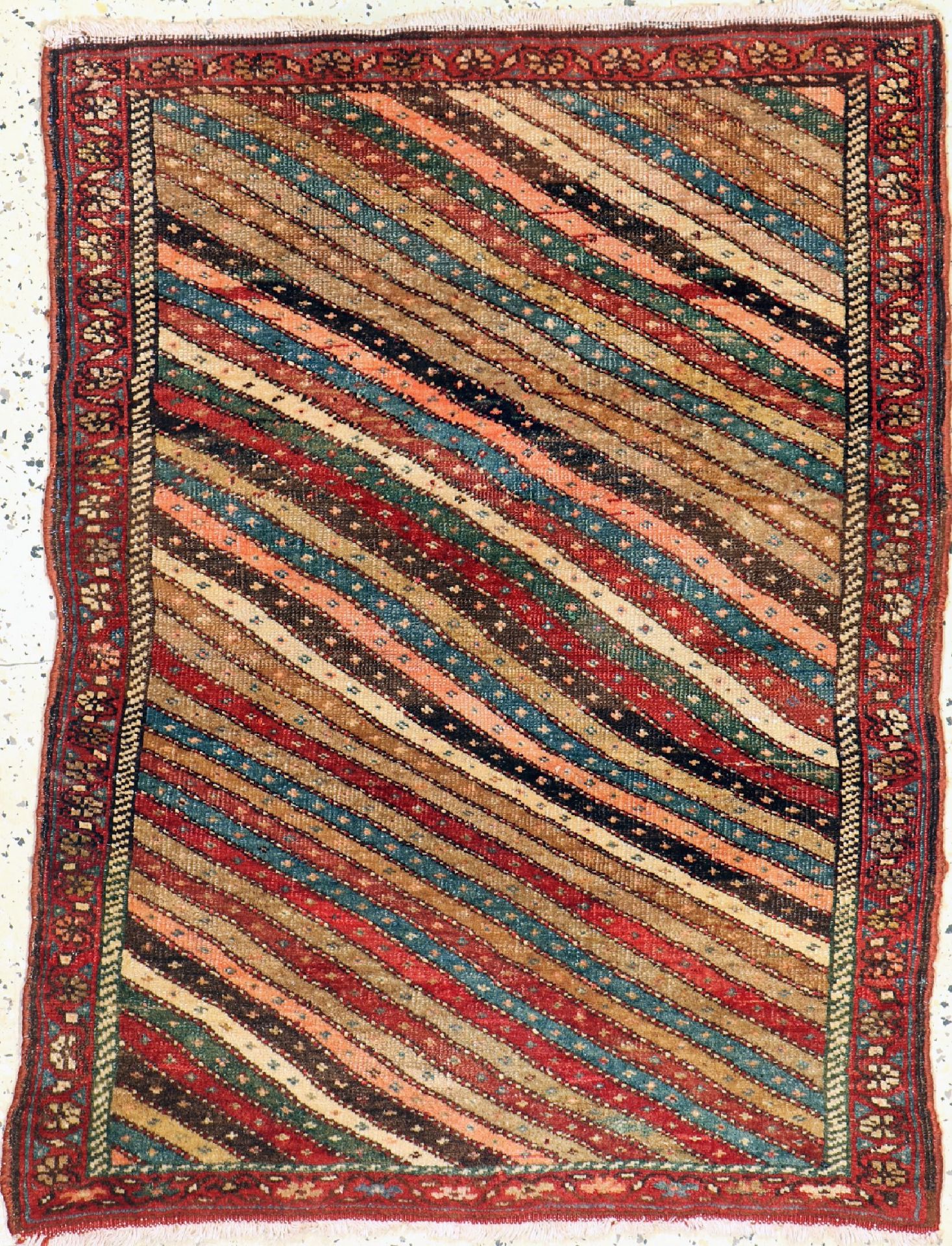 Antiker Bidjar, Persien, um 1910/1920, Wolle auf