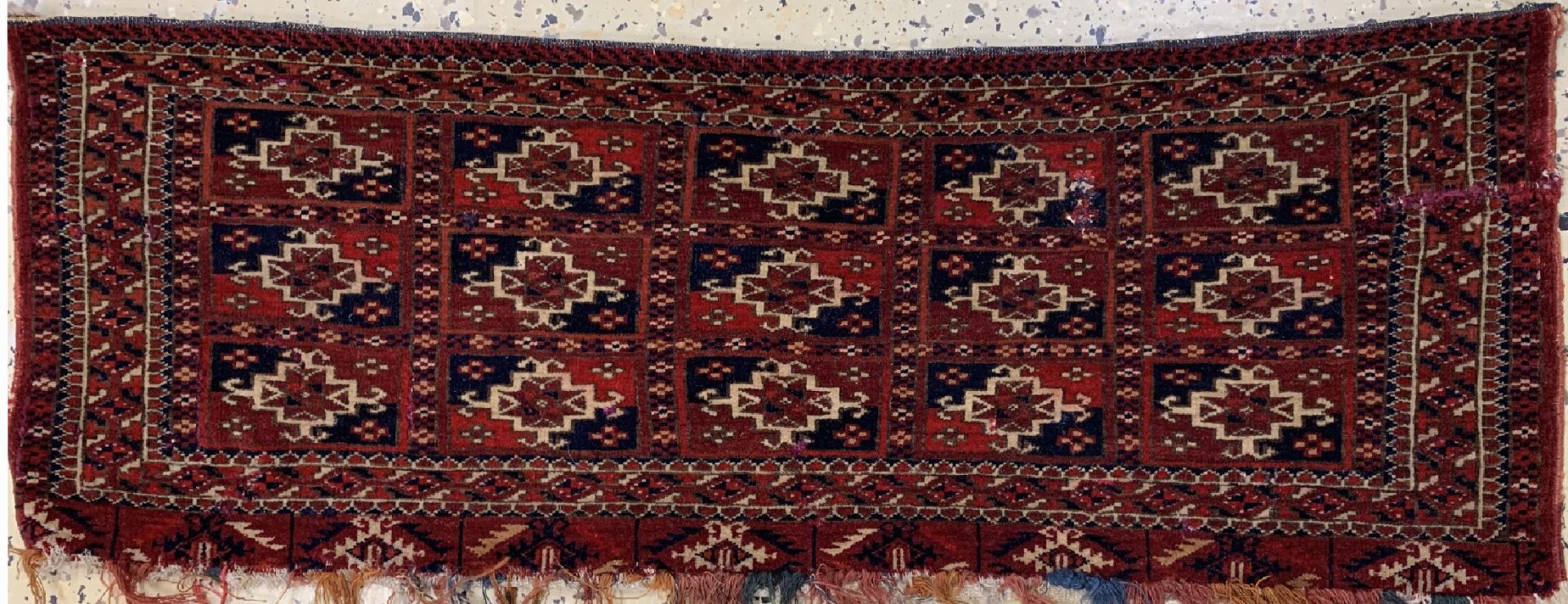 Konvolut 4 Torba antik, Turkmenistan, um 1900, Wolle auf - Bild 2 aus 9