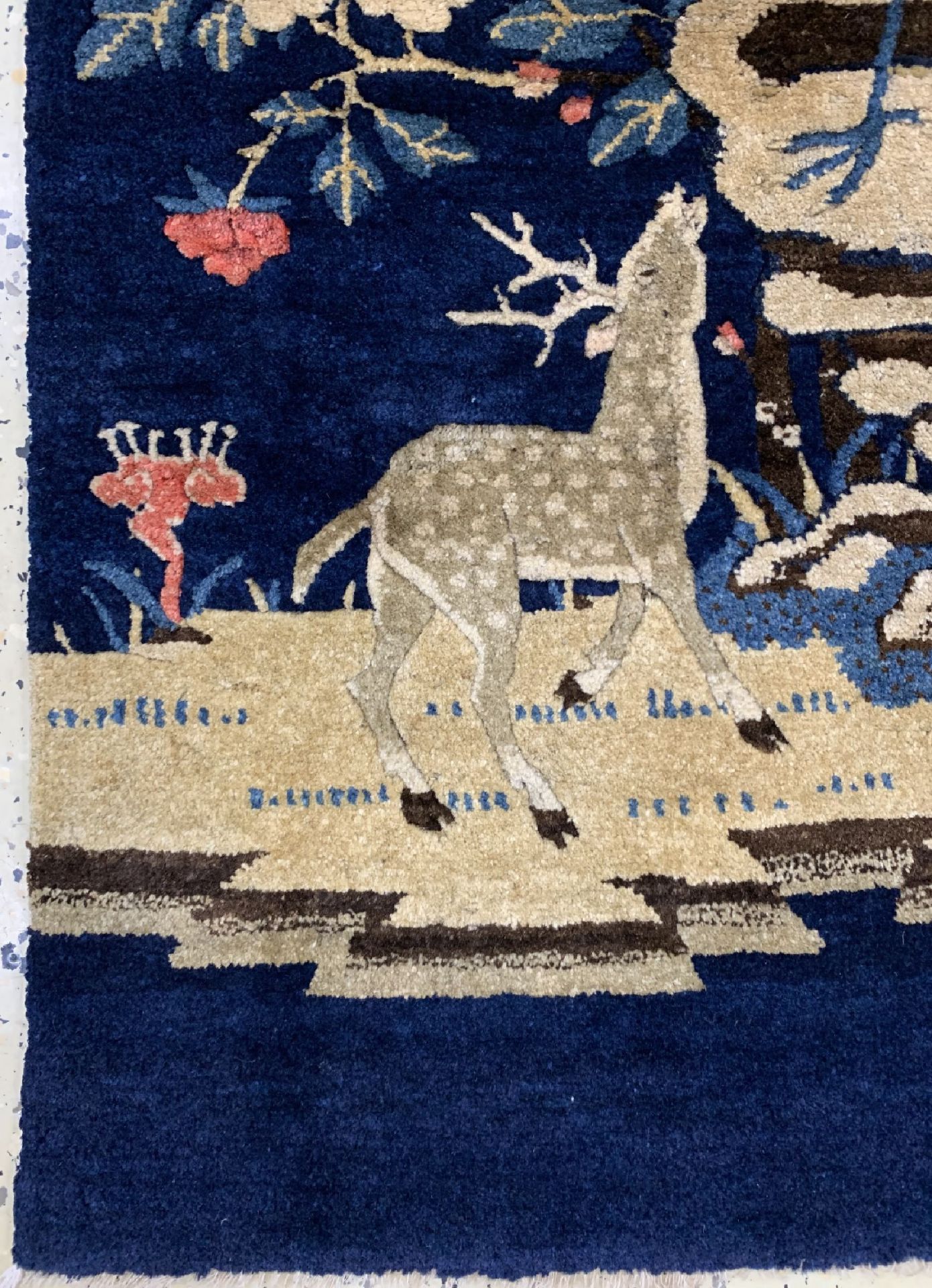Antiker Pao Tow, China, um 1900, Wolle auf Baumwolle, - Bild 2 aus 5