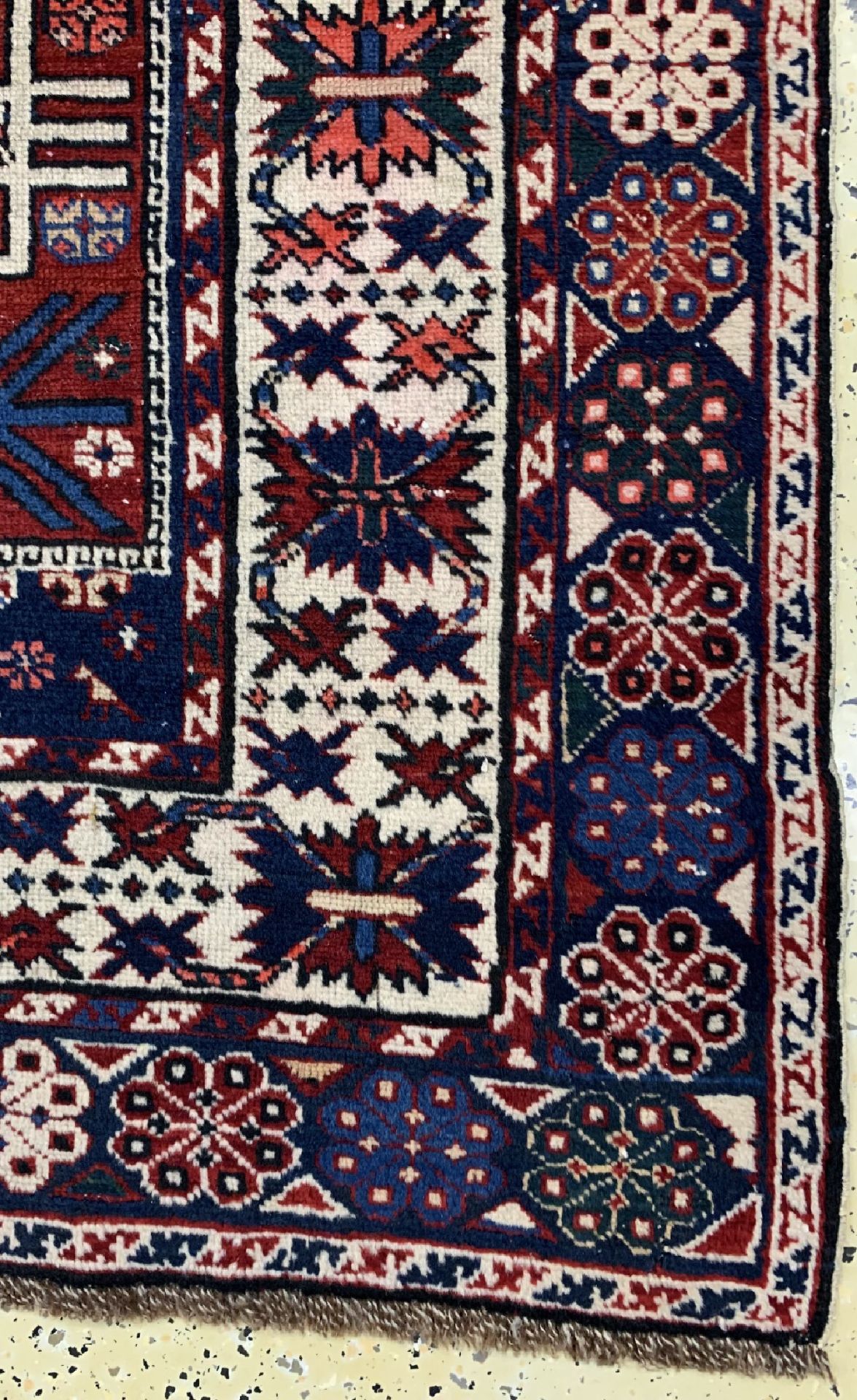 Baku-Schirwan antik,   Kaukasus, um 1900, Wolle auf Wolle, - Bild 2 aus 7