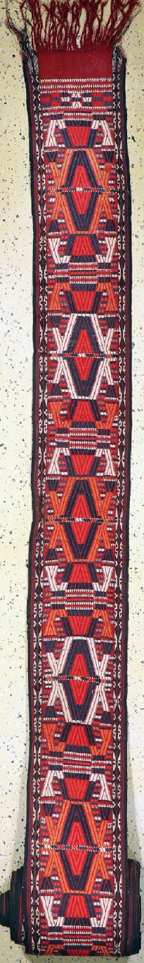 Zeltband antik, Turkmenistan, um 1900, Wolle auf Wolle,