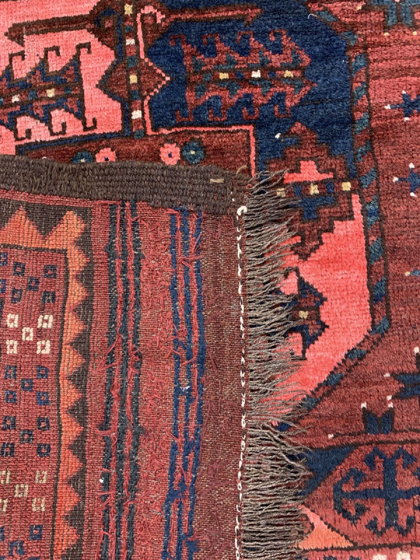 Ersari Hauptteppich antik, Afghanistan, 19.Jhd, Wolle - Bild 7 aus 7