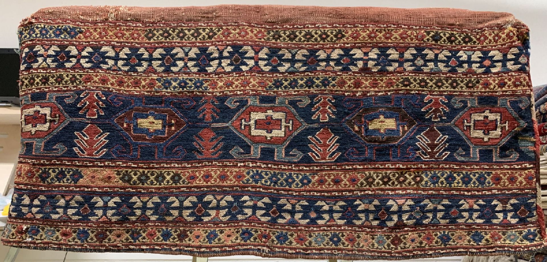 Komplette Mafrash, Persien, um 1900, Wolle auf Wolle, 90