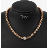 FOPE 18 kt Gold Brillant-Collier FLEXIT, RoseG/WG