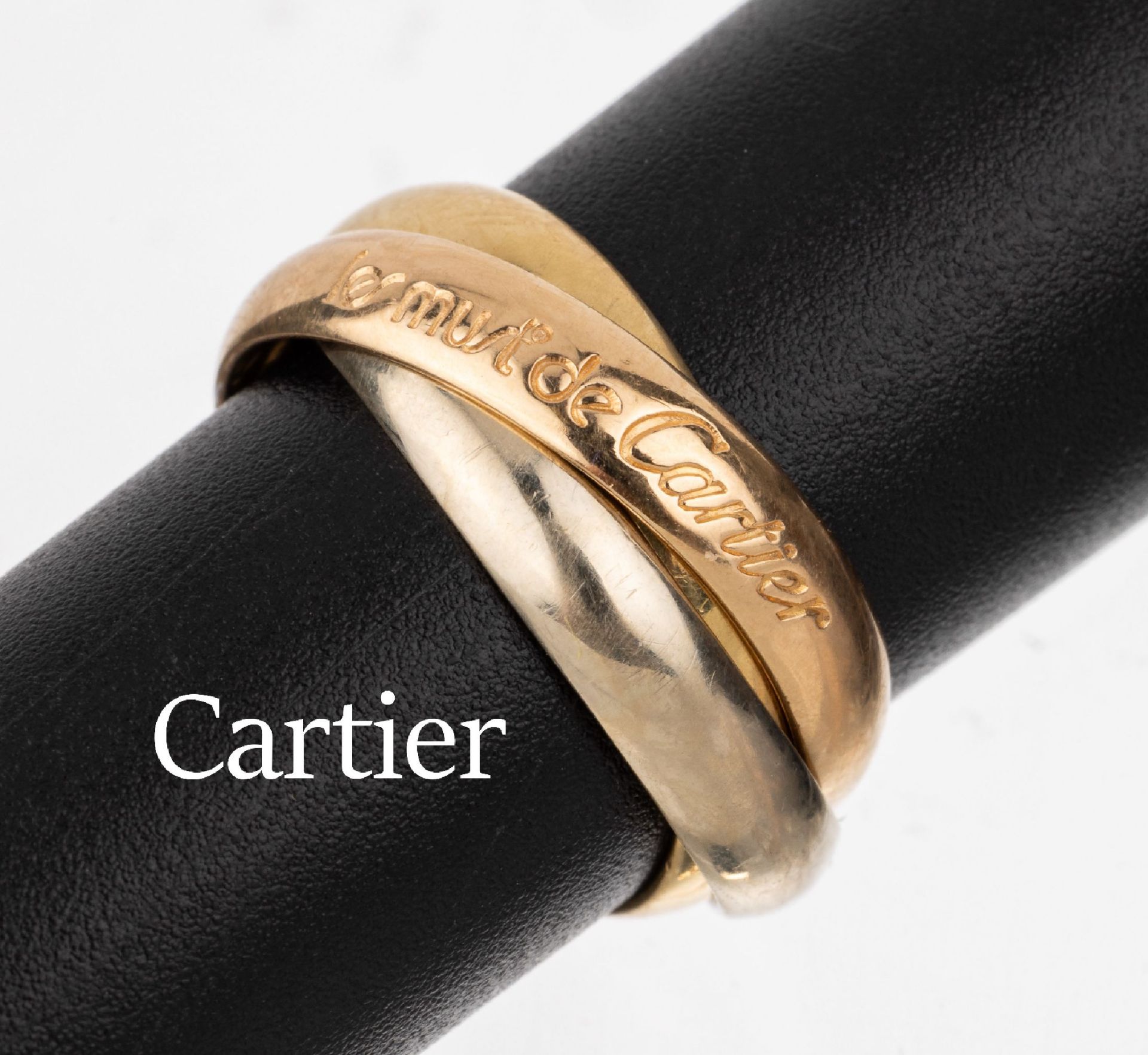 18 kt Gold MUST DE CARTIER Ring, GG/WG/RG 750/000, aus