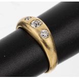 18 kt Gold Diamant-Ring, GG 750/000, 3