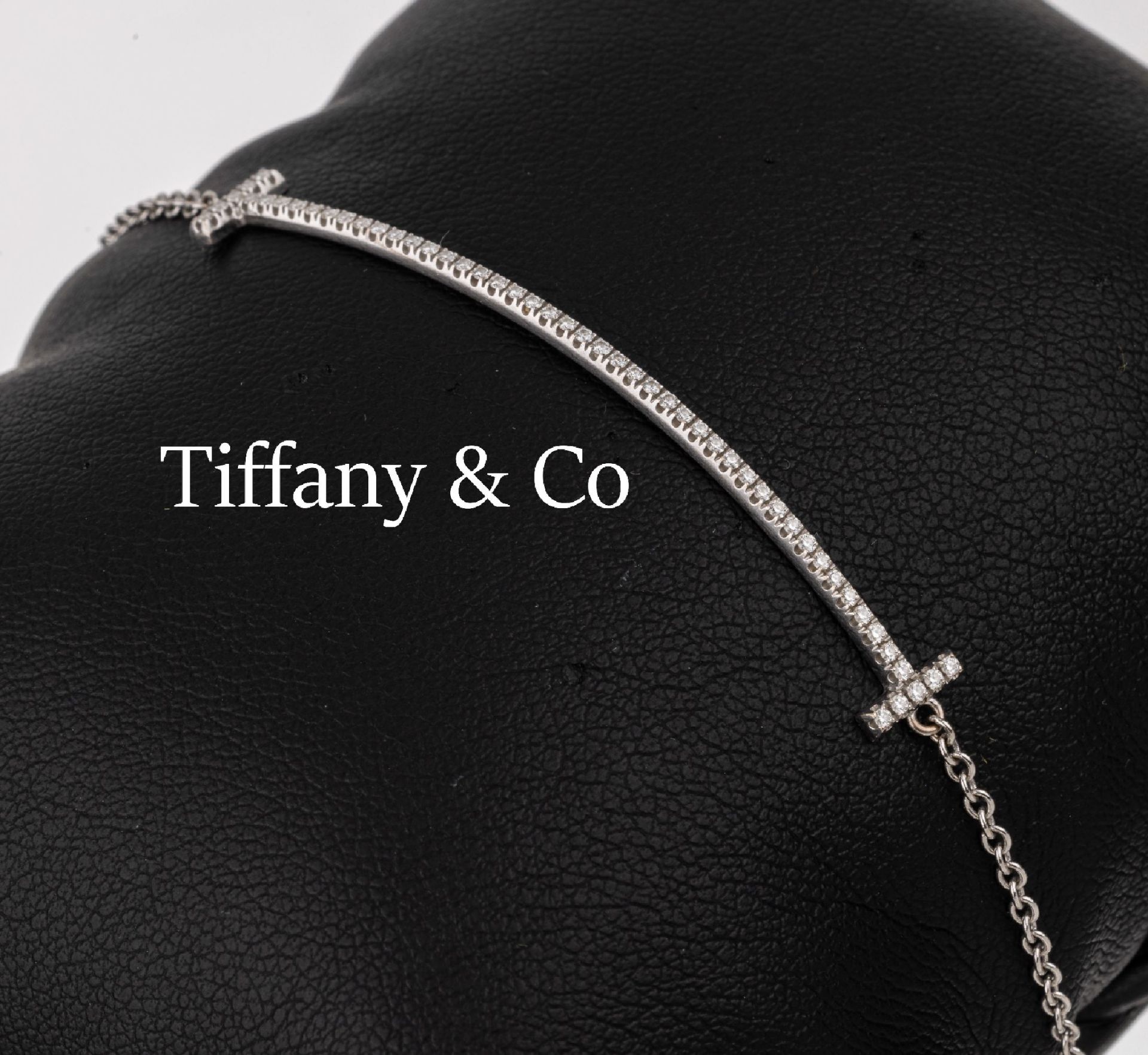 18 kt Gold TIFFANY & CO Brillant-Armband, WG 750/000,