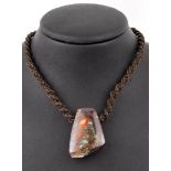 Boulderopal-Collier, Multistring-Collier besteht aus