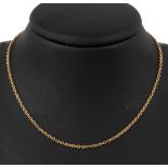 18 kt Gold Kette, GG 750/000, L. ca. 45.5 cm,