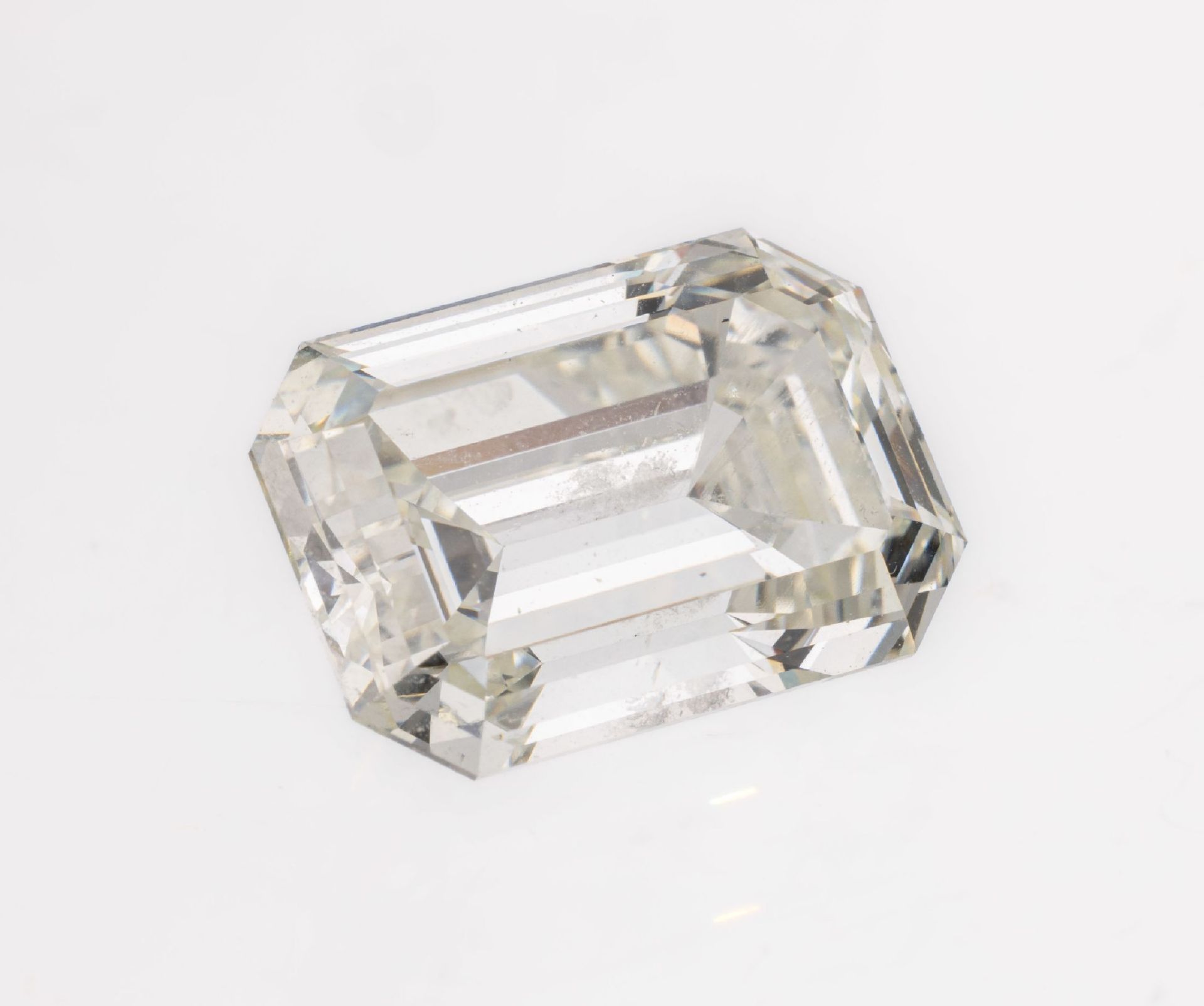 Loser Diamant, 9.43 ct get.Weiß(K)/vs2, 14.01 x 9.79 x