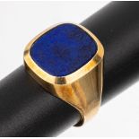 14 kt Gold Lapislazuli-Ring, GG 585/000, freie