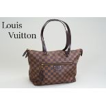 Louis Vuitton Iéna PM Tote Tasche Damier Ebene, braunes