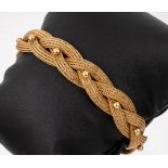 18 kt Gold Armband, ca. 24.9 g, GG 750/000,italienische