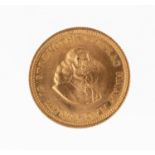 Goldmünze 1 Rand, Südafrika 1967,