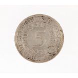 Silbermünze 5 Mark 1958, Bundesrepublik Deutschland,