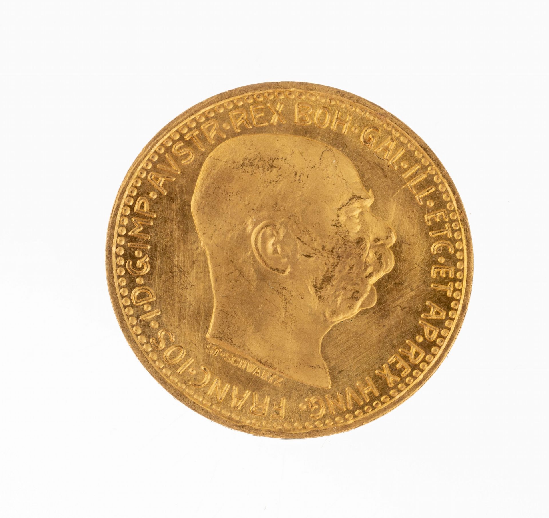 Goldmünze 10 Kronen, Österreich Ungarn, 1912, Franz