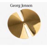 18 kt Gold GEORG JENSEN Brosche, GG 750/000, Dänemark