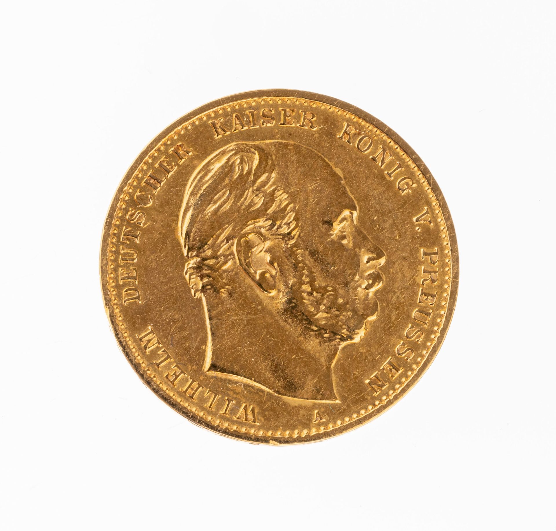 Goldmünze 10 Mark, Deutsches Reich, 1879, Wilhelm