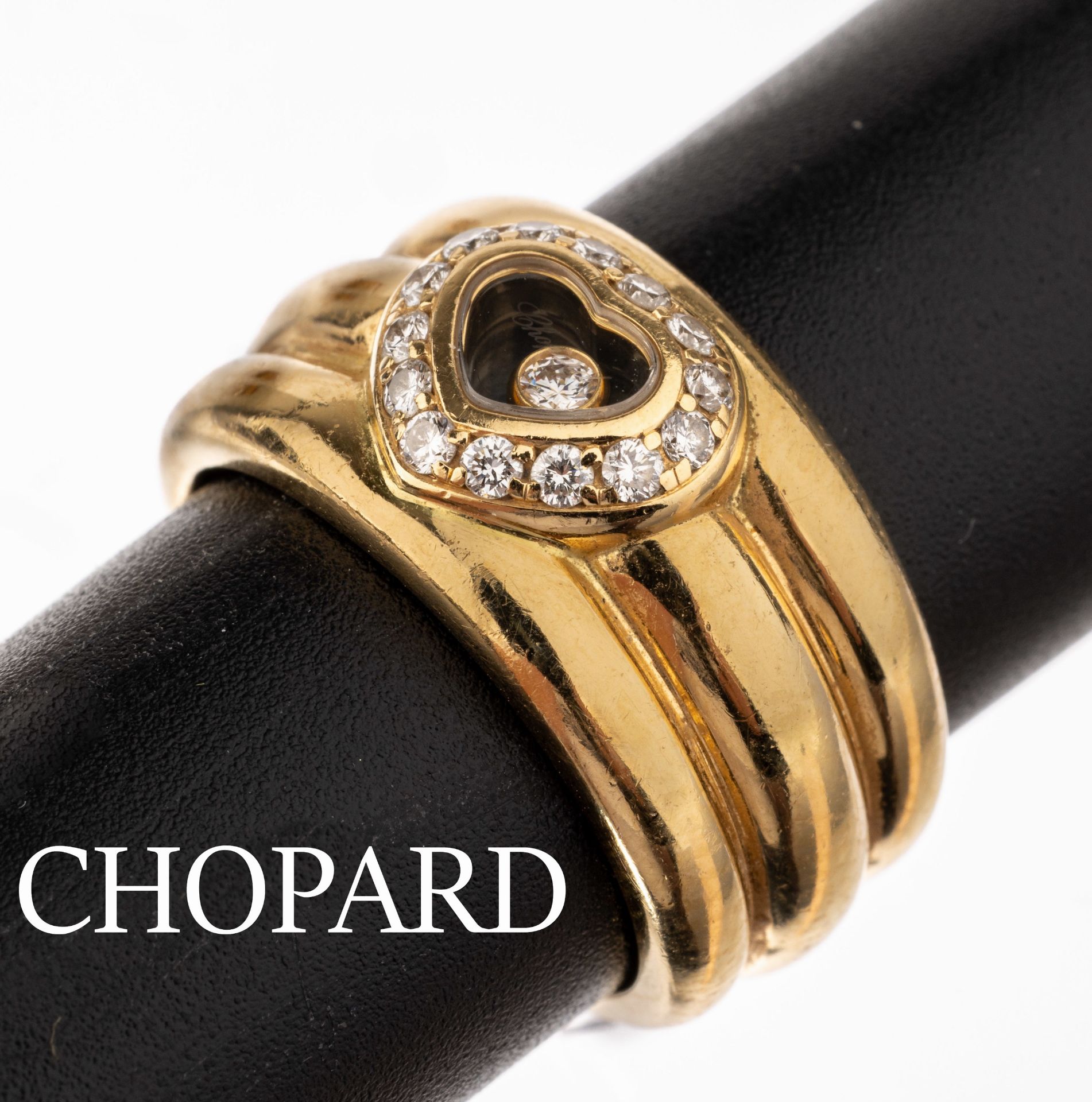 18 kt Gold CHOPARD Brillant-Ring,   GG 750/000, aus der
