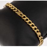 18 kt Gold Armband,   GG 750/000, L. ca. 21 cm, ca. 23.1