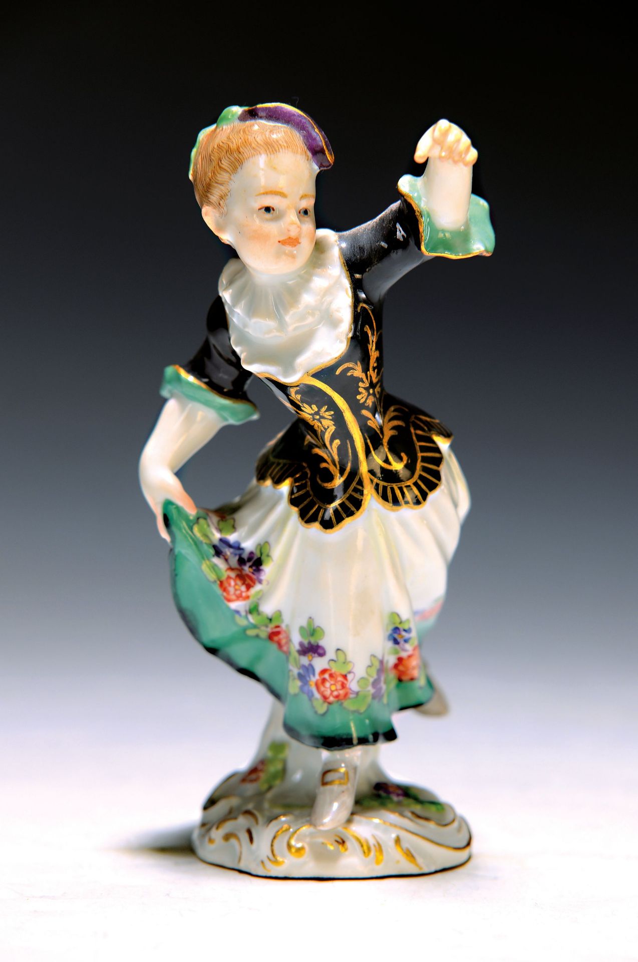 Porzellanfigur, Meissen, 30er Jahre,  Tänzerin, Modellnr.