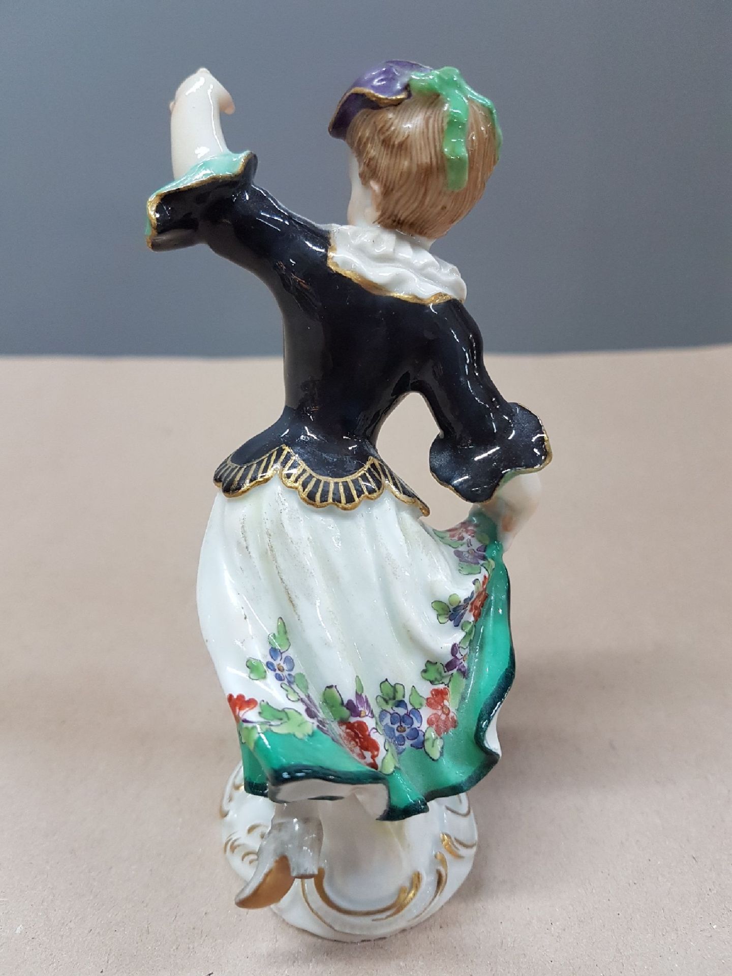 Porzellanfigur, Meissen, 30er Jahre,  Tänzerin, Modellnr. - Bild 4 aus 7