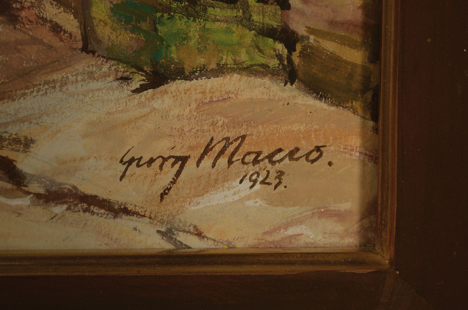 Georg Macco, 1863 Aachen-1933 Genua,  Blick in eine - Bild 2 aus 4