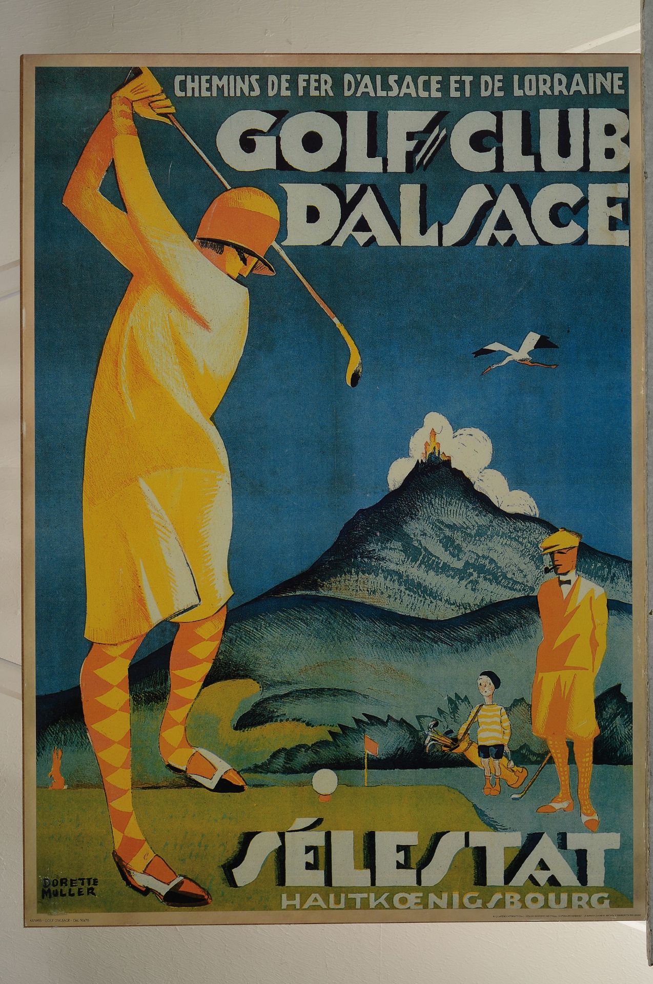 Dorette Muller, 1898-1975,  Plakat für den Golfclub - Bild 2 aus 2