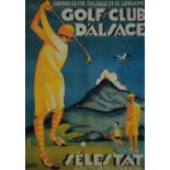 Dorette Muller, 1898-1975,  Plakat für den Golfclub