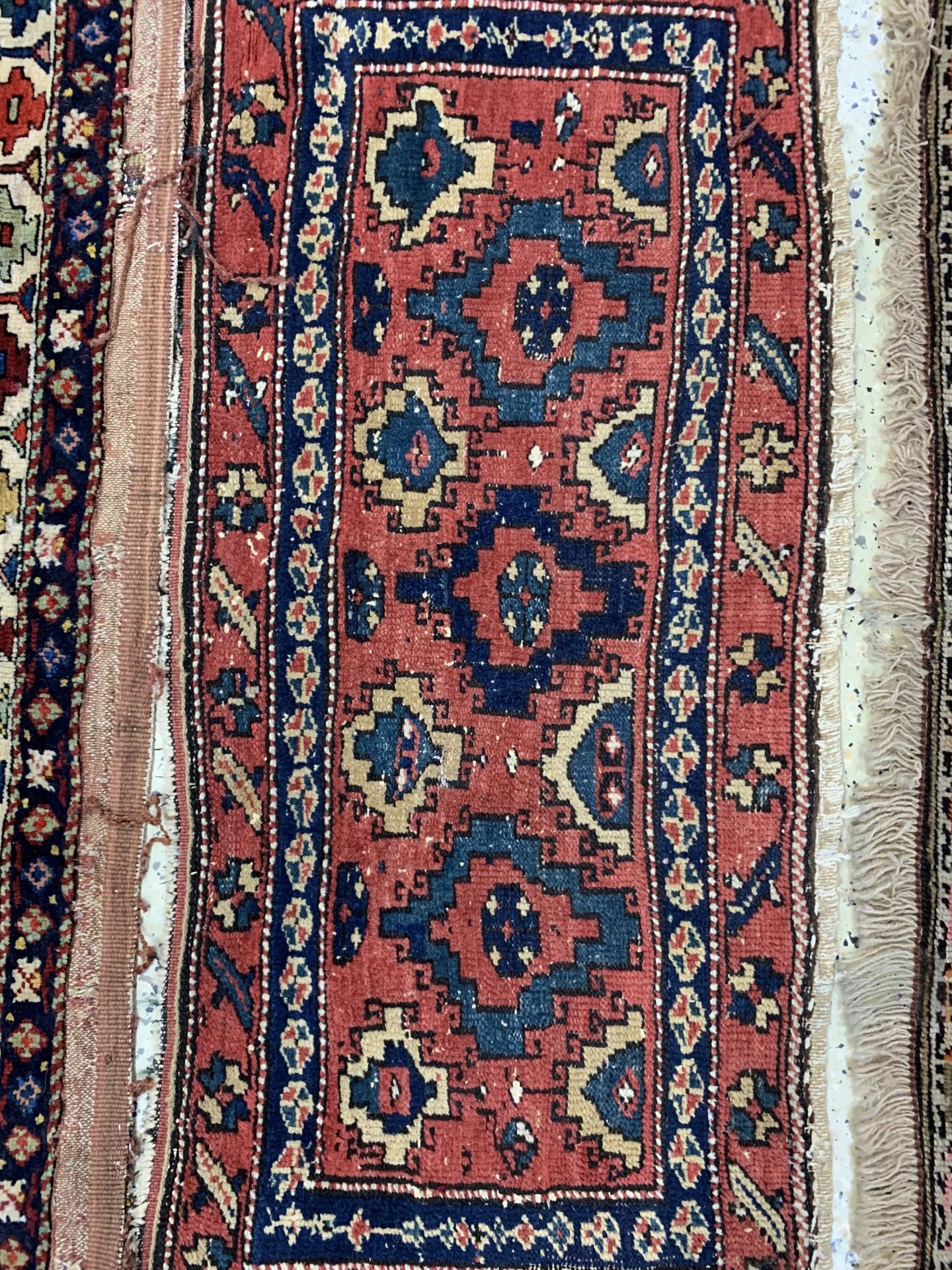 4 Shahsawan Mafraschteile, Persien, um 1900, Wolle auf - Bild 4 aus 9