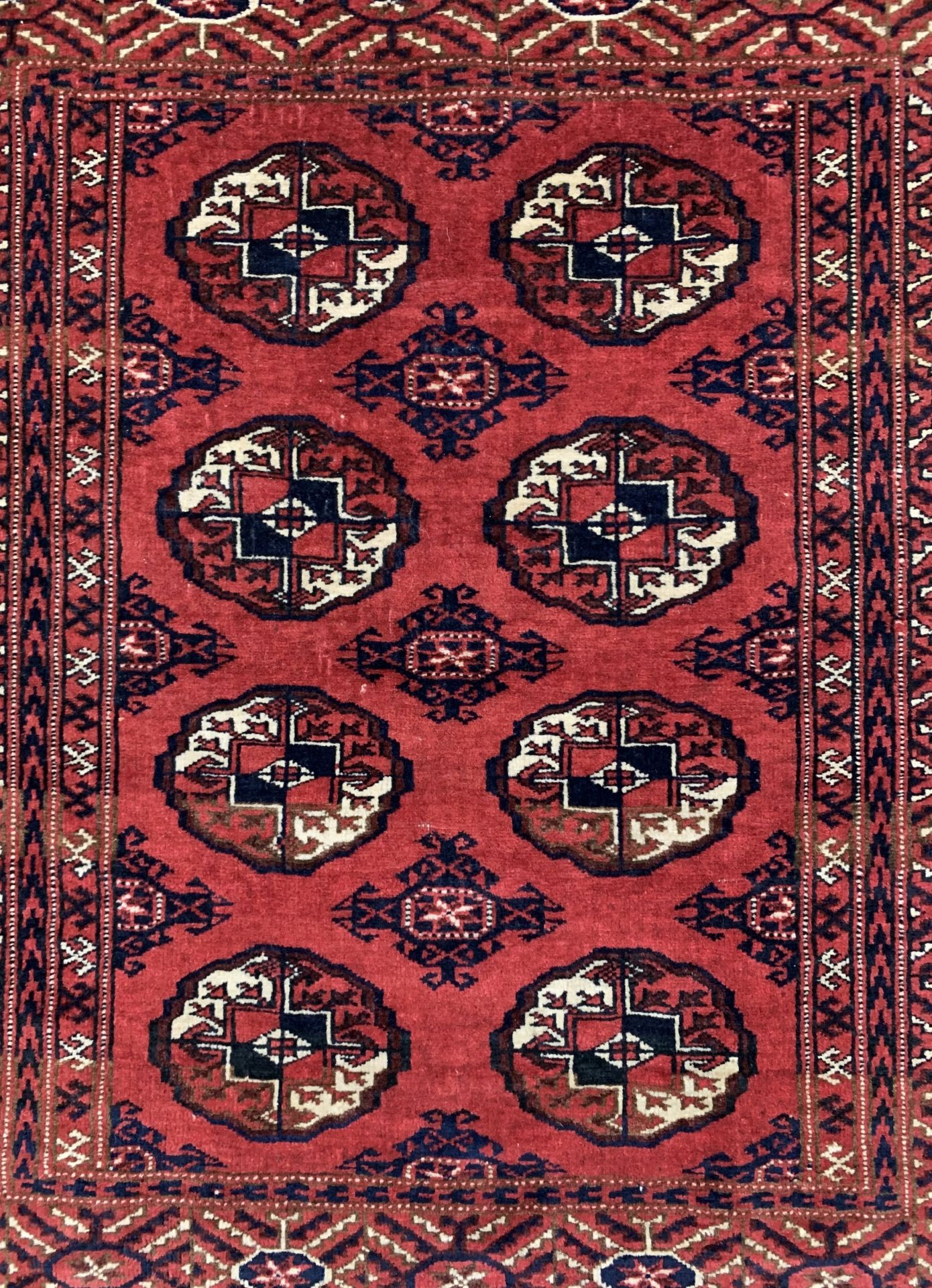 Herdteppich, Turkmenistan, um 1940, Wolle auf Wolle, ca. - Bild 3 aus 5