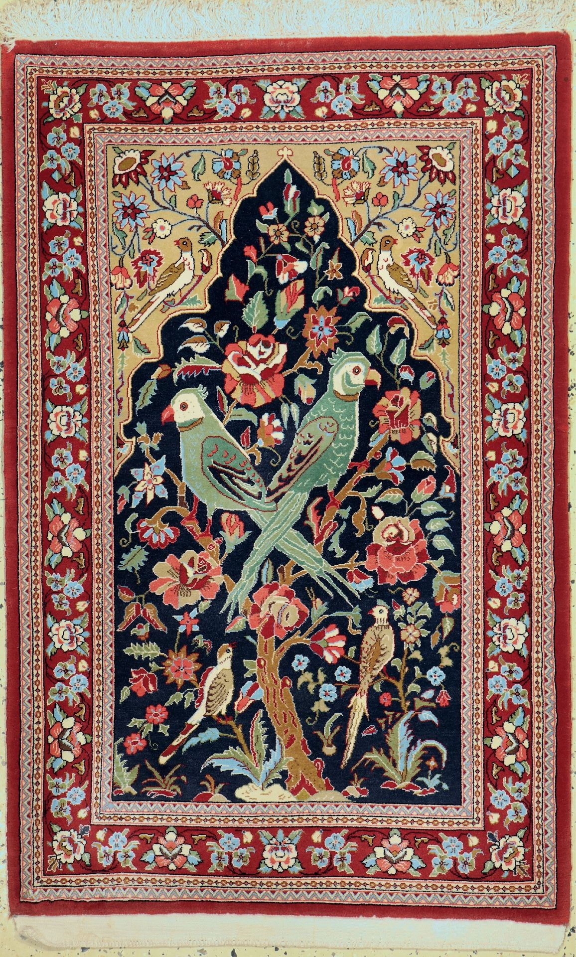 Ghom fein, Persien, ca. 50 Jahre, Korkwolle, ca. 125 x