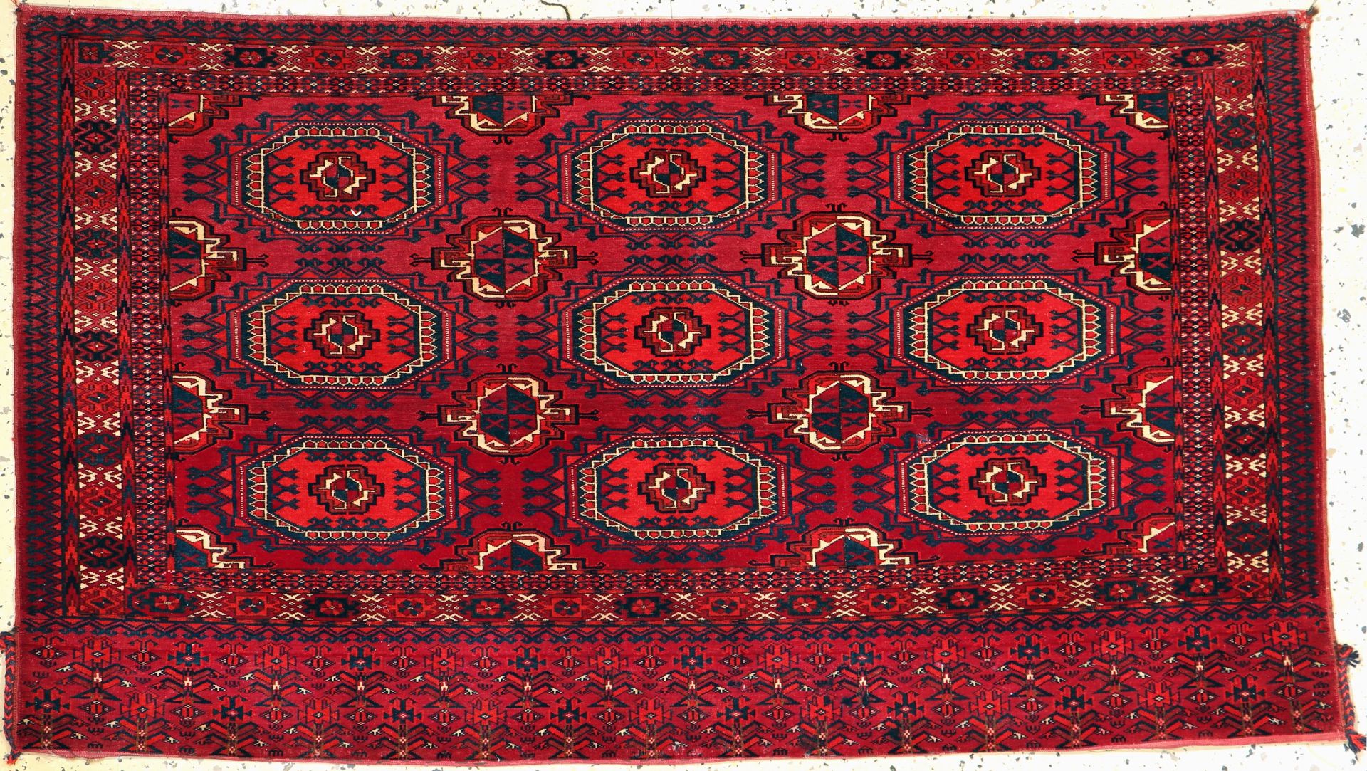 Antiker Tekke Tschowal, Turkmenistan, um 1900, Wolle auf