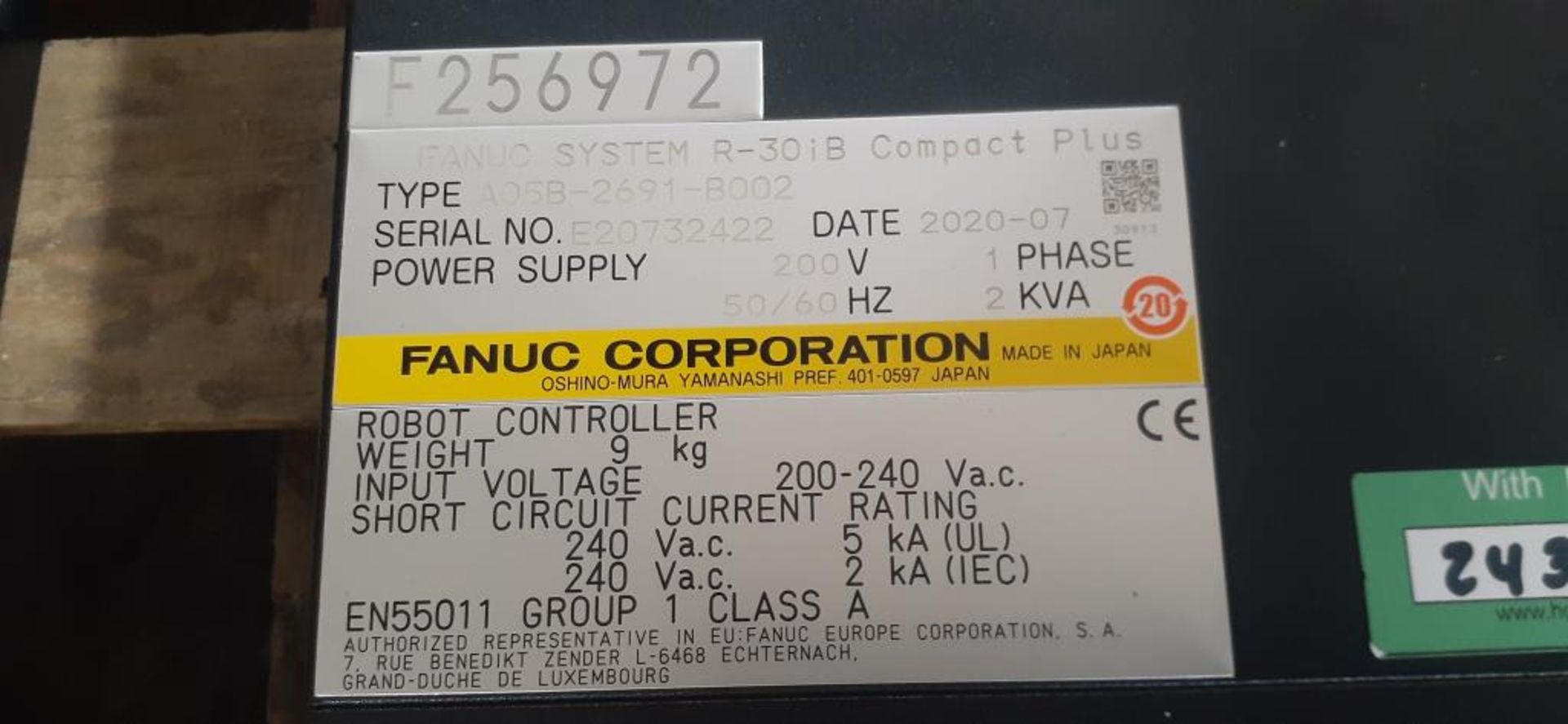 Fanuc 4-Axis SCARA Robot & R-30iB Sys. Controller - Image 7 of 8