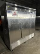 Turbo Air 3-Section Reach In Refrigerator