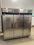 Turbo Air 3-Section Reach In Refrigerator