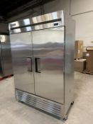 True 2-Door Commercial Freezer