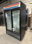 True Refrigerated Sliding Glass Door Merchandiser