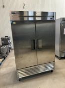 True 2-Door Commercial Refrigerator