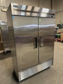 True 2-Door Commercial Freezer